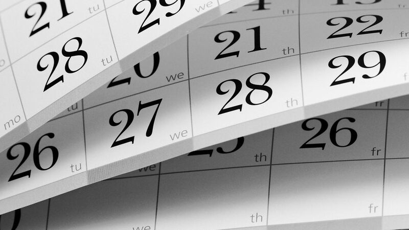 Calendar Adjustment Day